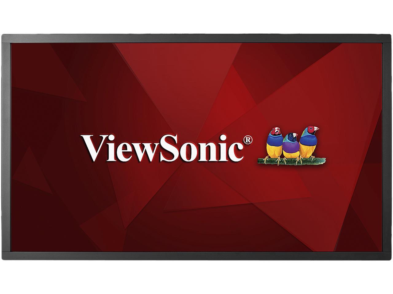 ViewSonic CDM4300T 43" Edge-lit Interactive Digital Signage with Integrated 10-Point Multi-touch and Built-in 16GB Quad Core Media Player