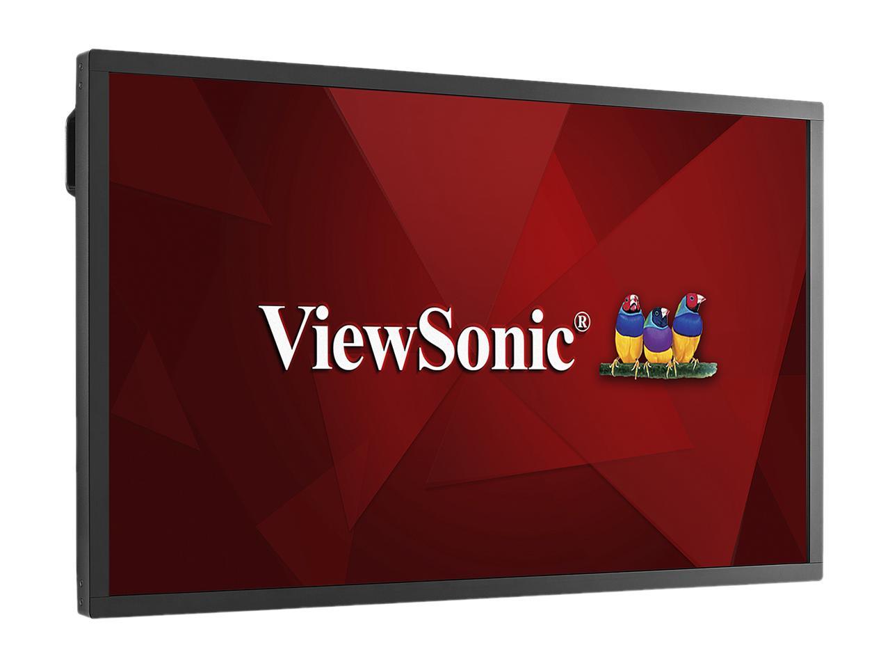ViewSonic CDM4300T 43" Edge-lit Interactive Digital Signage with Integrated 10-Point Multi-touch and Built-in 16GB Quad Core Media Player