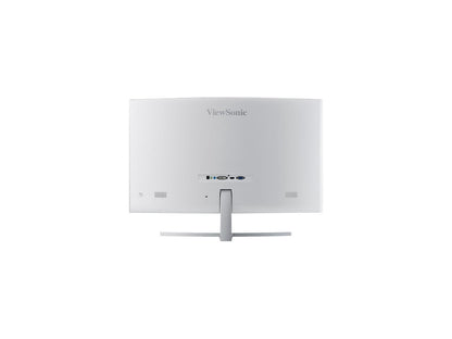 ViewSonic VX3216-SCMH-W 32" Full HD 1920 x 1080 5ms VGA DVI-D HDMI Built-in Speakers Exclusive ViewMode Prset Anti-Glare Backlit LED Curved Monitor