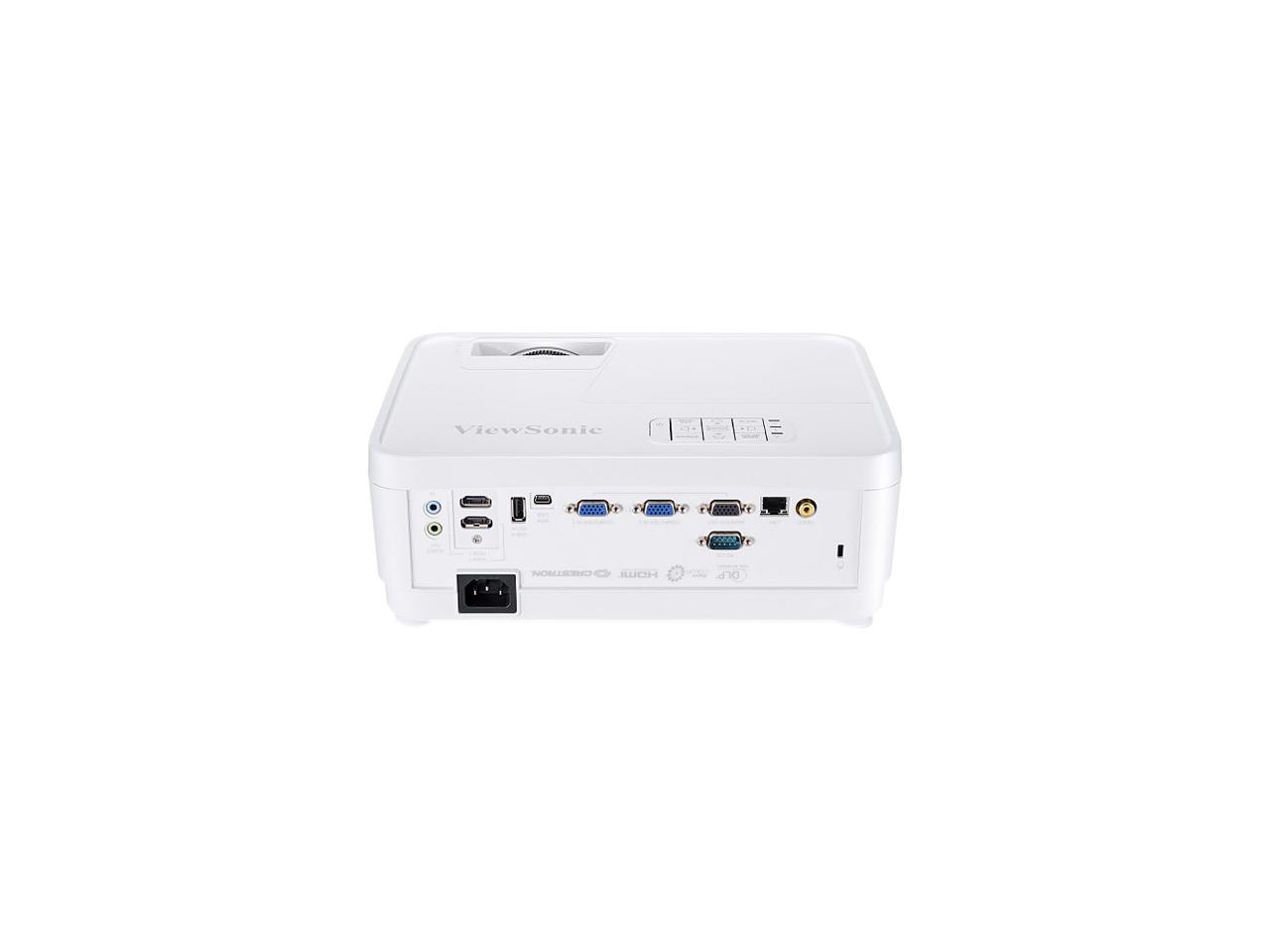 ViewSonic PS600W 3500 Lumens WXGA HDMI Networkable Short Throw Projector for Home and Office