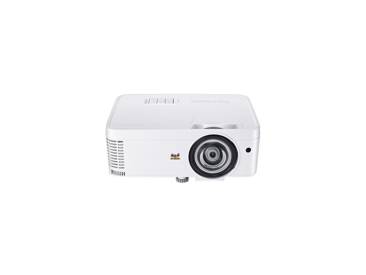 ViewSonic PS600W 3500 Lumens WXGA HDMI Networkable Short Throw Projector for Home and Office