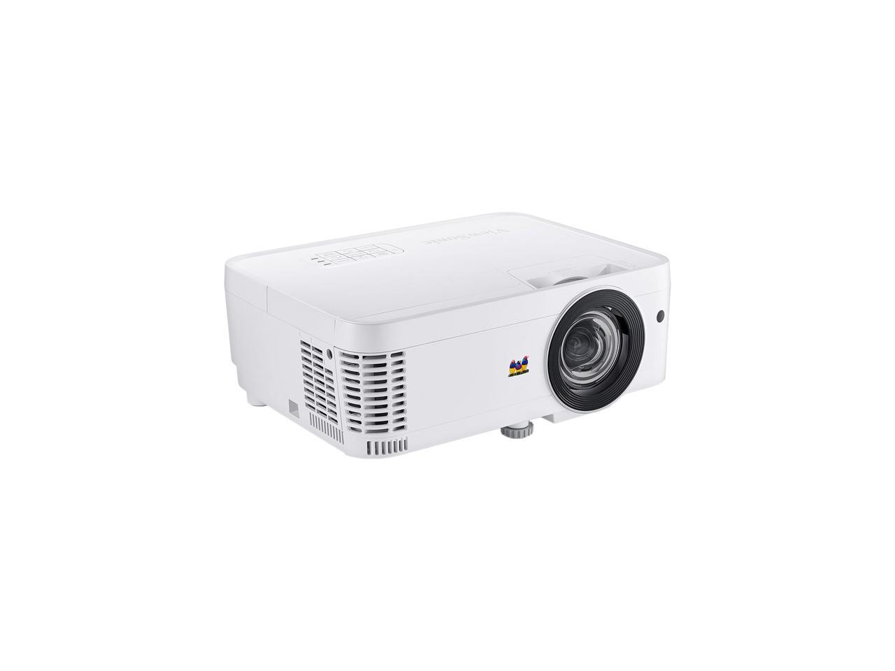 ViewSonic PS600W 3500 Lumens WXGA HDMI Networkable Short Throw Projector for Home and Office