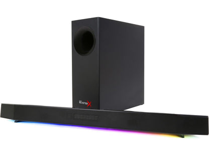 Sound BlasterX Katana Multi-channel Bluetooth Wireless Gaming Soundbar (Black)