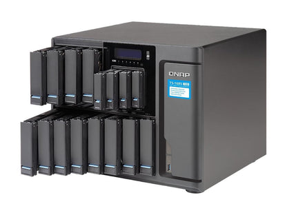 QNAP NAS TS-1685-D1521-8G-US Xeon D1521 16B 8GB 12x3.5 2.5SATA HDD SSD