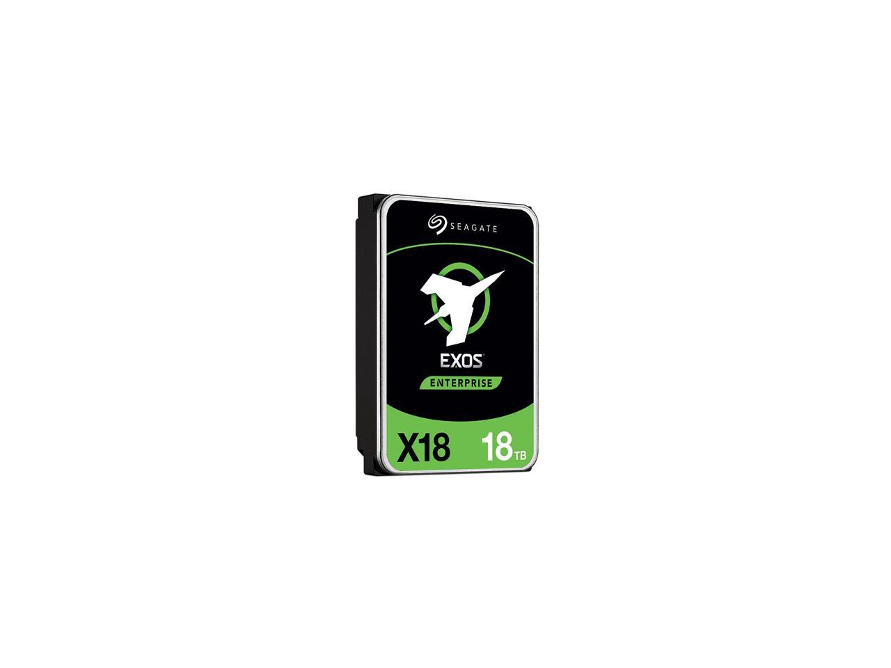 Seagate 18TB Exos X18 7200 RPM SATA 6Gb/s 256MB Cache 3.5-Inch Enterprise Hard Drive HDD (ST18000NM000J)