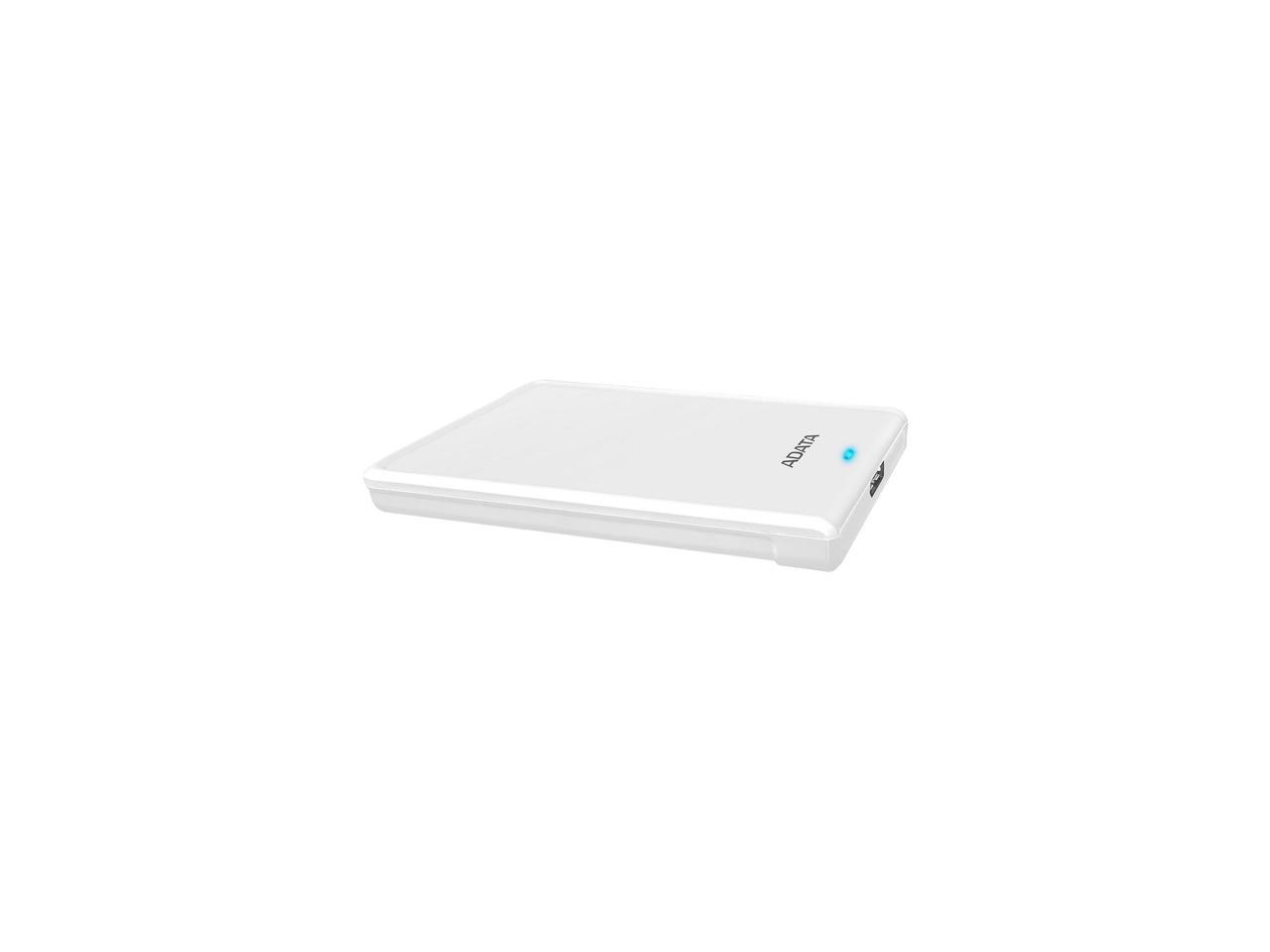 A-DATA Hard Drive AHV620S-2TU3-CWH HV620S External Hard Drive 2TB USB2.0 White