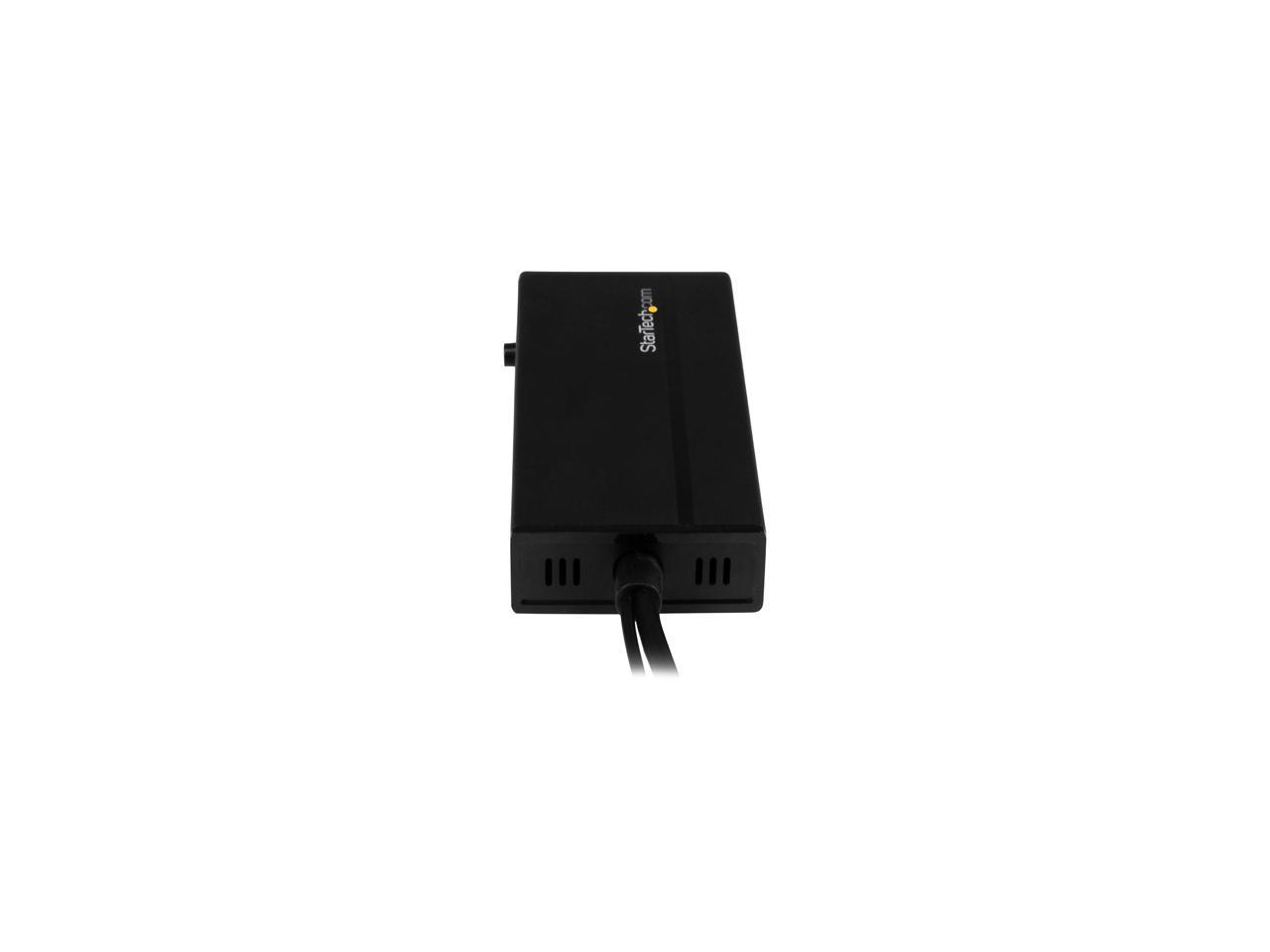 StarTech HD2DPVGADVI Travel A/V Adapter: 3-in-1 HDMI to DisplayPort, VGA or DVI - 1920 x 1200