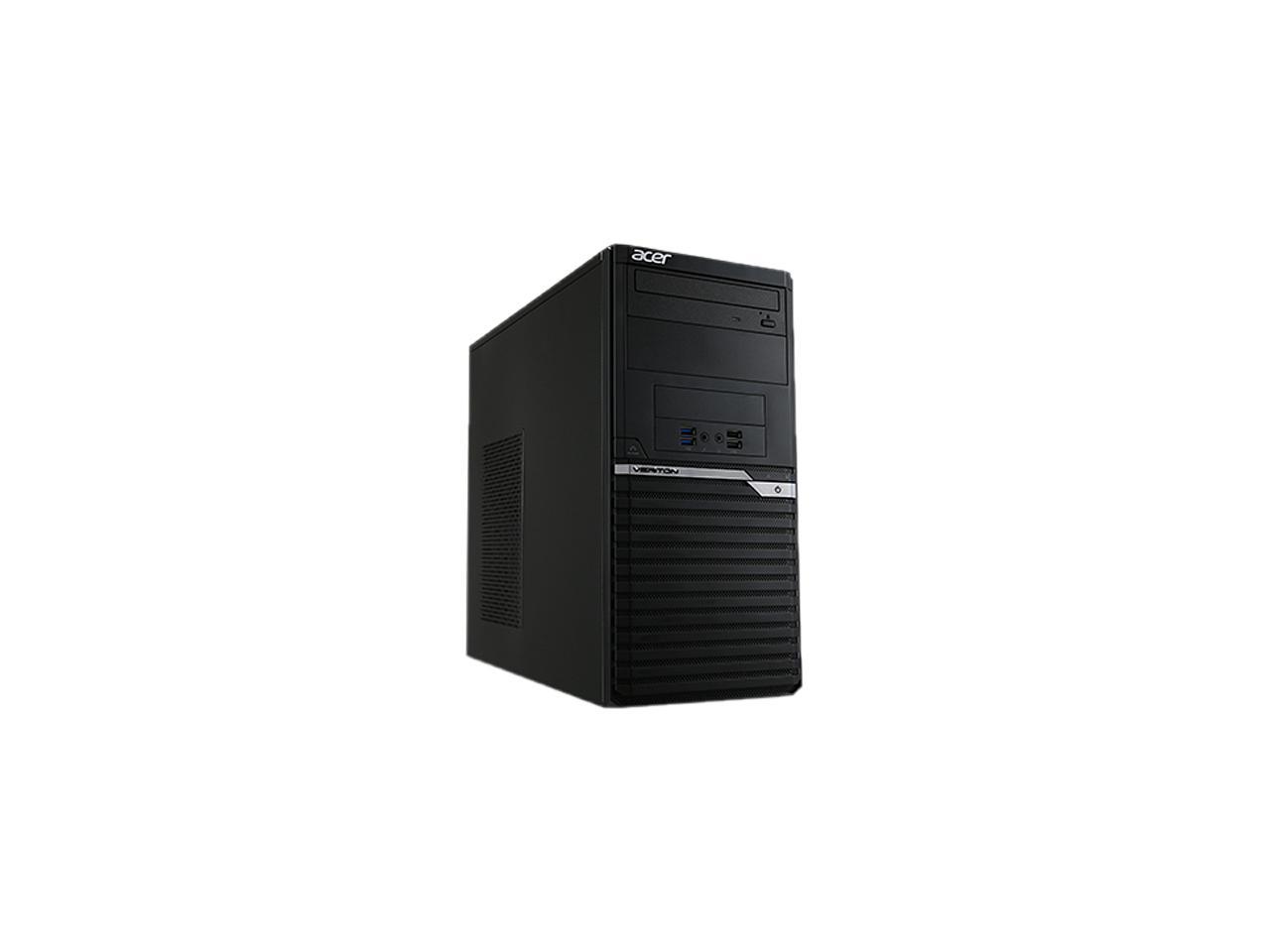 Acer Veriton VM4650G-I3710 Desktop Computer - Intel Core i3-7100 3.90 GHz - 8 GB DDR4 SDRAM - 1 TB HDD - Windows 10 Pro