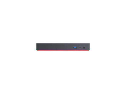 Lenovo ThinkPad Thunderbolt 3 Workstation USB Dock with 230w AC adapterIncluded 40ANY230US, Black