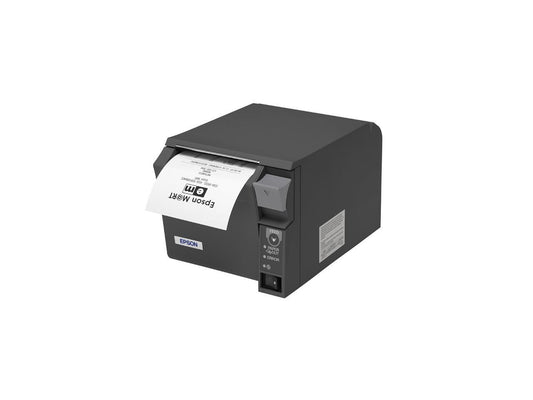 Epson TM-T70II Front-loading Single-station Thermal Printer, USB, Wireless, Dark Gray - C31CD38A9981