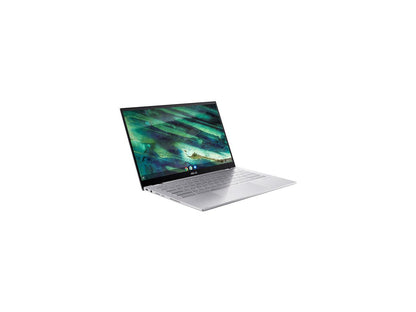 ASUS Chromebook Flip C436 2-in-1 Laptop, 14" Touchscreen FHD 4-Way NanoEdge, Intel Core i3-10110U, 128 GB PCIe SSD, Fingerprint, Backlit KB, Wi-Fi 6, Chrome OS, C436FA-DS388T, Magnesium-Alloy, Silver