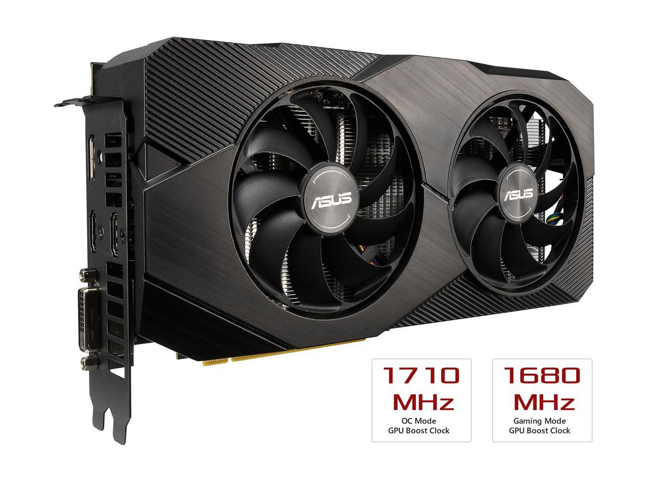 ASUS GeForce RTX 2060 DUAL EVO 6 GB GDDR6 Graphics Card (DUAL-RTX2060-6G-EVO)