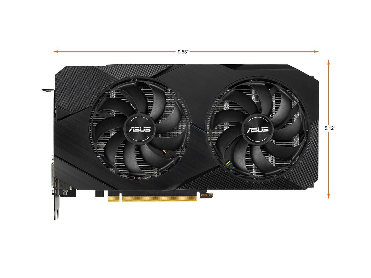 ASUS GeForce RTX 2060 DUAL EVO 6 GB GDDR6 Graphics Card (DUAL-RTX2060-6G-EVO)