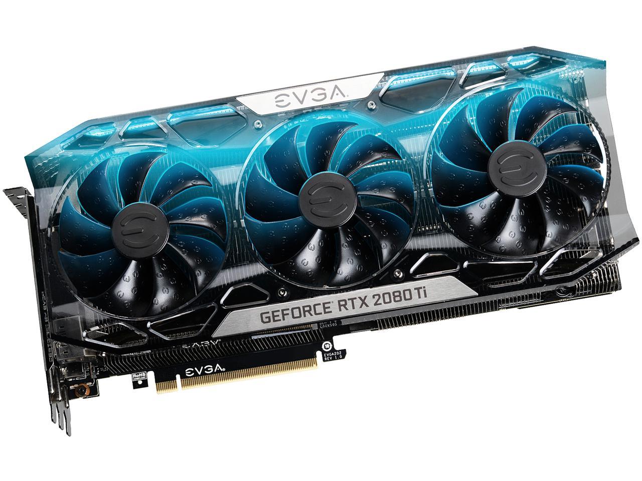 EVGA GeForce RTX 2080 Ti FTW3 ULTRA GAMING, 11G-P4-2487-KR, 11GB GDDR6, iCX2 & RGB LED