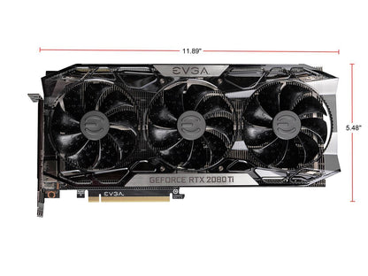 EVGA GeForce RTX 2080 Ti FTW3 ULTRA GAMING, 11G-P4-2487-KR, 11GB GDDR6, iCX2 & RGB LED