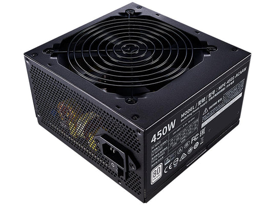 Cooler Master MWE 450 WHITE - V2 MPE-4501-ACAAW-US 450W ATX 12V 80 PLUS Standard Certified Power Supply