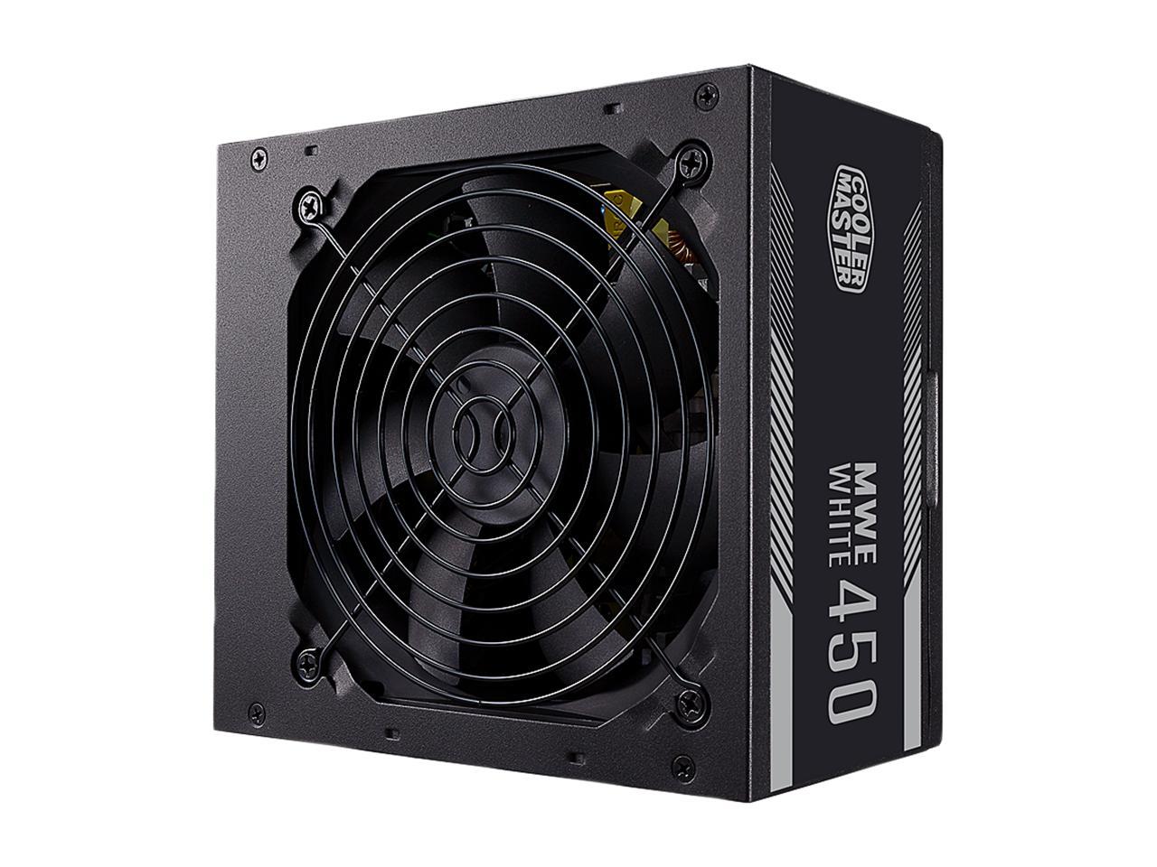 Cooler Master MWE 450 WHITE - V2 MPE-4501-ACAAW-US 450W ATX 12V 80 PLUS Standard Certified Power Supply