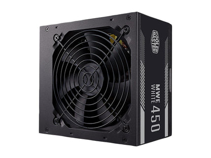 Cooler Master MWE 450 WHITE - V2 MPE-4501-ACAAW-US 450W ATX 12V 80 PLUS Standard Certified Power Supply