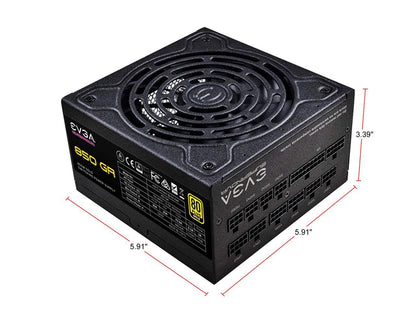 EVGA SuperNOVA 850 GA, 80 Plus Gold 850W, Fully Modular, Eco Mode, 10 Year Warranty, Includes Power ON Self Tester, Compact 150mm Size, Power Supply 220-GA-0850-X1
