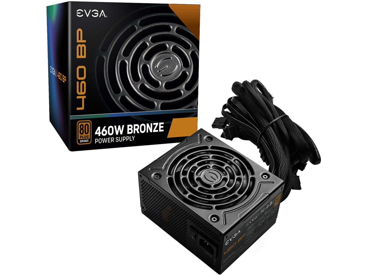 EVGA 460 BP, 80+ BRONZE 460W, 3 Year Warranty, Power Supply 100-BP-0460-K1