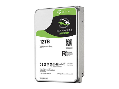 Seagate BarraCuda Pro ST12000DM001 12TB 7200 RPM 256MB Cache SATA 6.0Gb/s 3.5" Internal Hard Drive