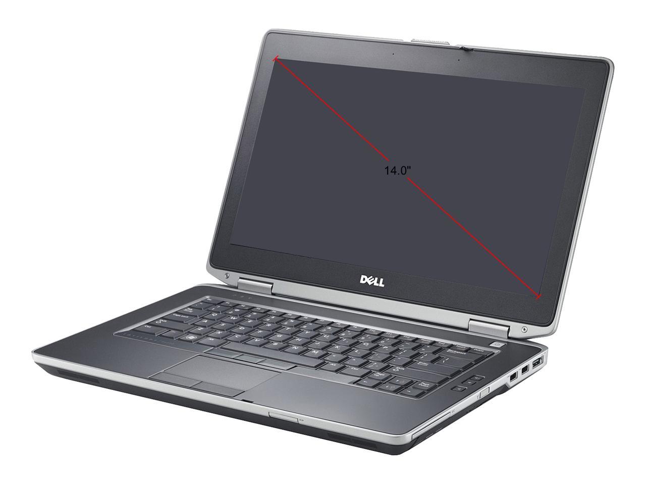 Dell Latitude E6430 14.0" Laptop - Intel Core i5 3320M 3rd Gen 2.6 GHz 8GB 320GB HDD DVD-ROM Windows 10 Pro 64-Bit