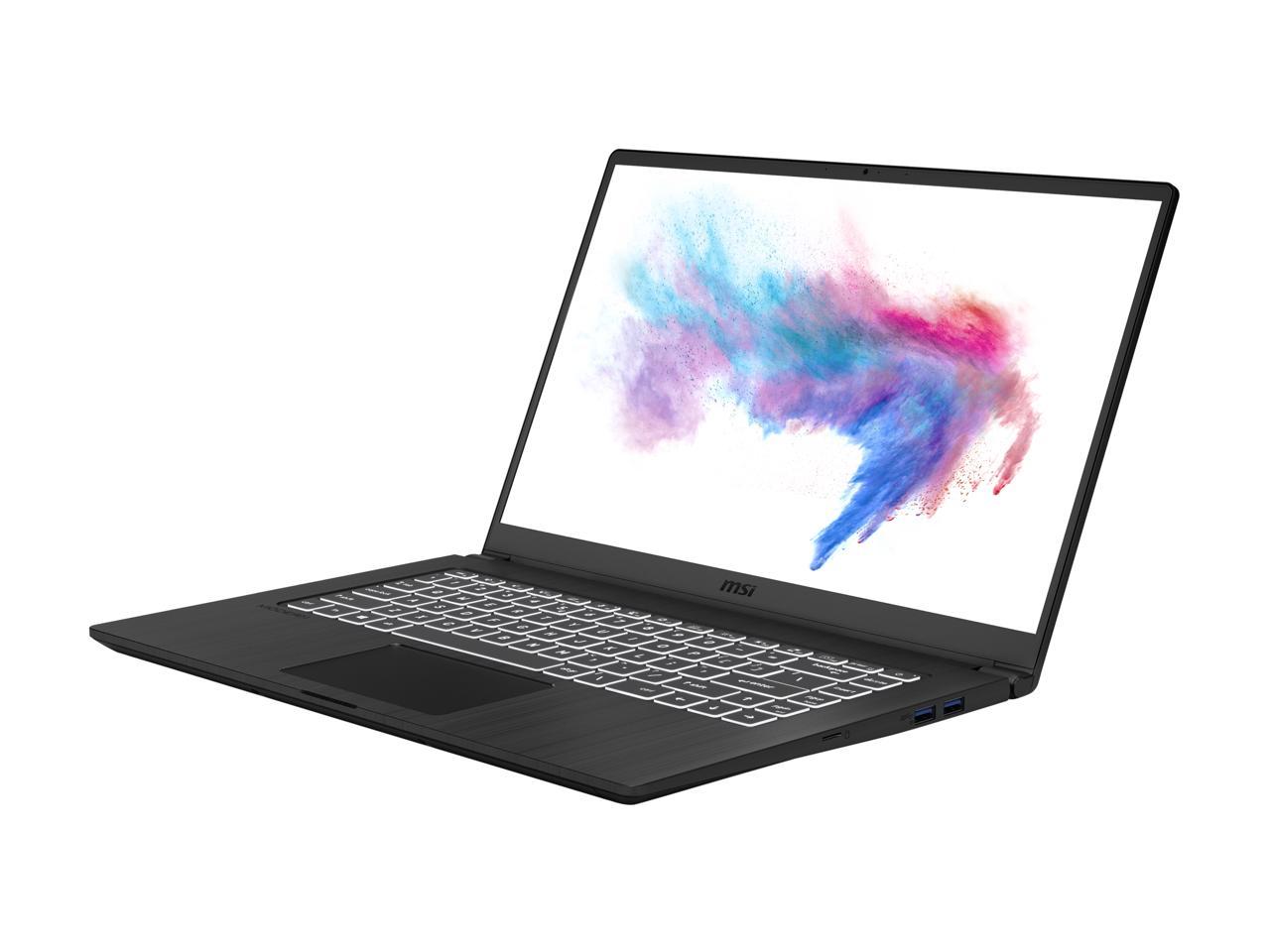 MSI Laptop Modern 15 A10M-261 Intel Core i7 10th Gen 10510U (1.80 GHz) 16 GB Memory 512 GB NVMe SSD Intel UHD Graphics 15.6" Windows 10 Pro 64-bit