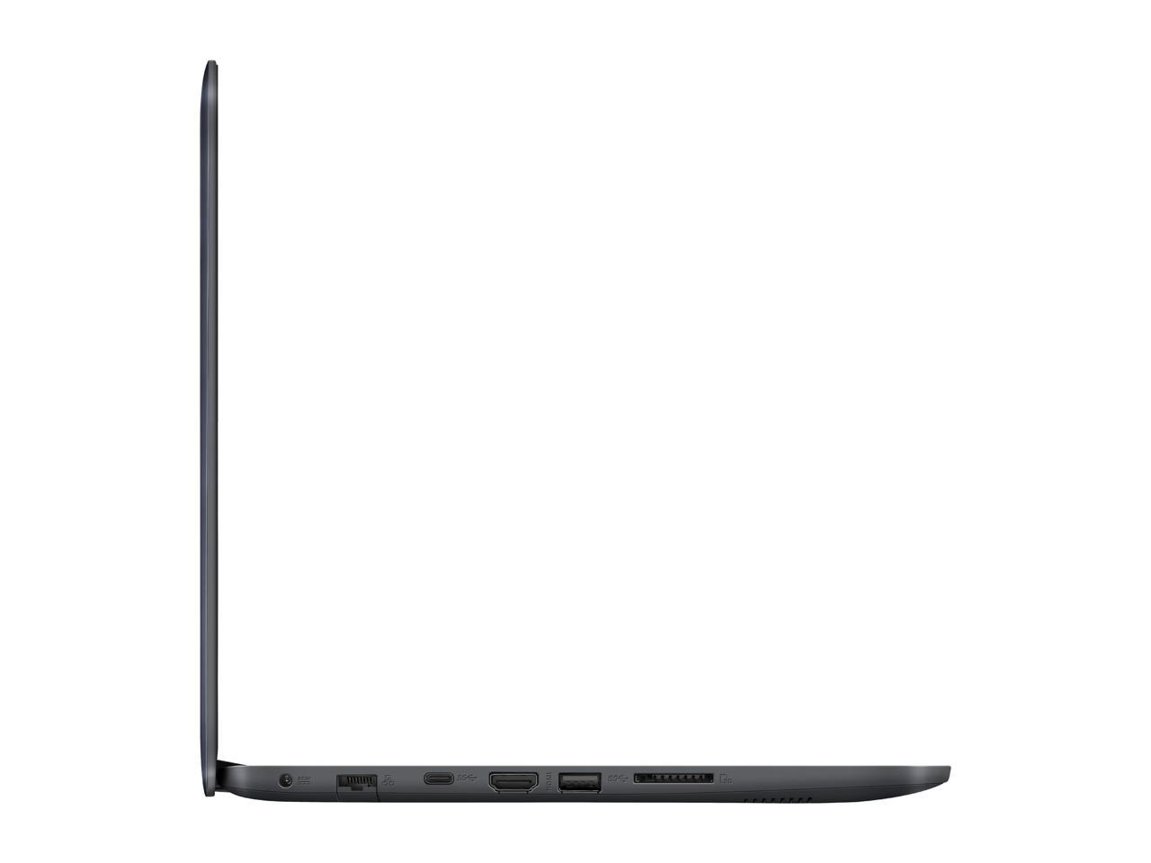 ASUS L402 Thin and Light Laptop, 14" HD, AMD E2-6110 Processor, AMD Radeon R2 Graphics, 4 GB DDR3 RAM, 32 GB eMMC Flash Storage, Windows 10 S with 1 Year Office 365 Subscription Included - L402WA-EH21
