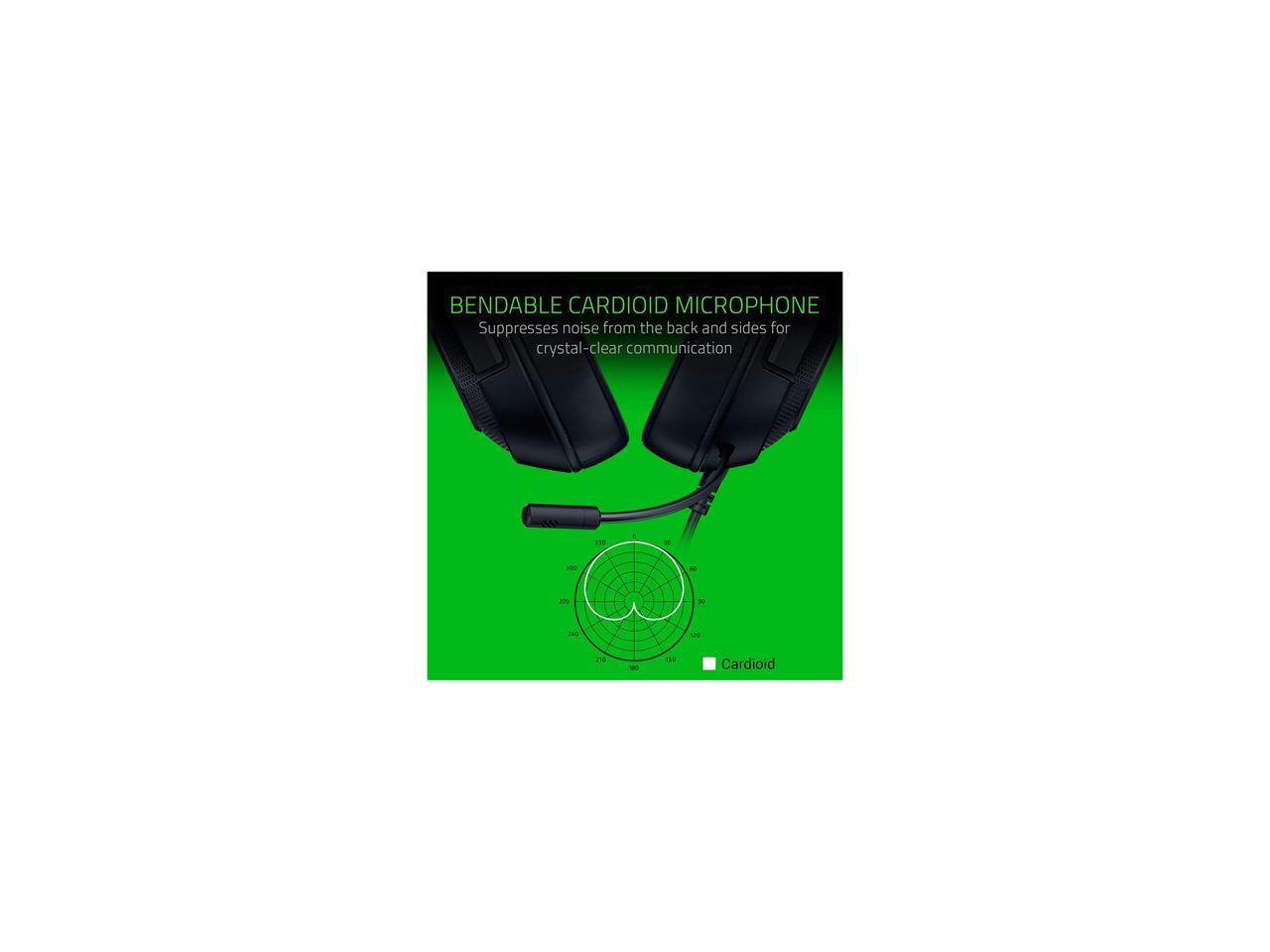 Razer Kraken X Gaming Headset - 7.1 Surround Sound - Ultra-light - Classic Black