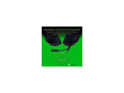 Razer Kraken X Gaming Headset - 7.1 Surround Sound - Ultra-light - Classic Black