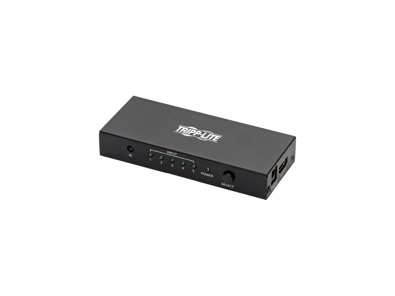 Tripp Lite 5-Port Hdmi Switch For Video & Audio 4K X 2K Uhd 60 Hz W Remote
