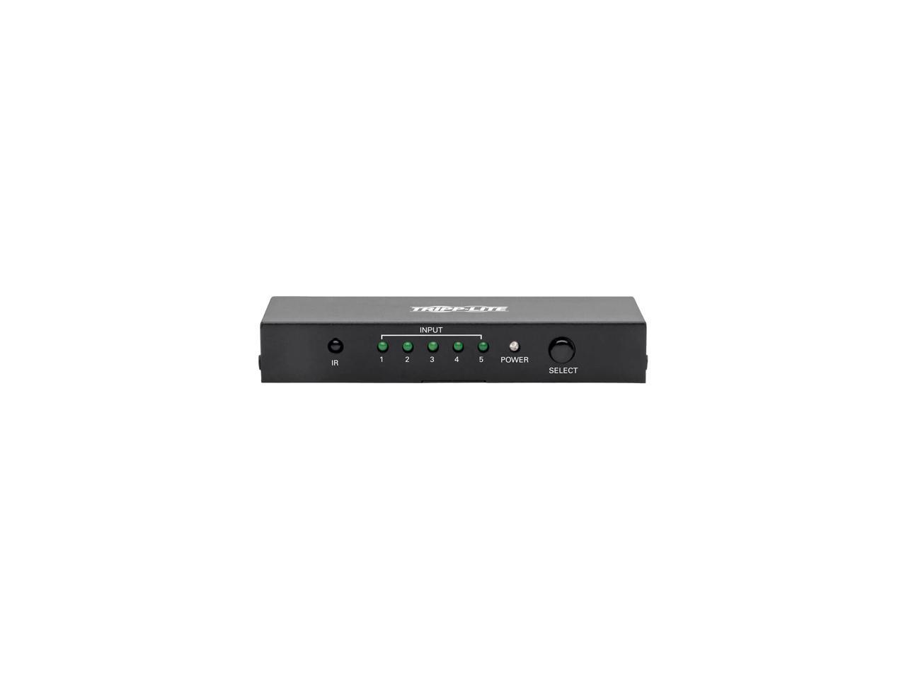 Tripp Lite 5-Port Hdmi Switch For Video & Audio 4K X 2K Uhd 60 Hz W Remote