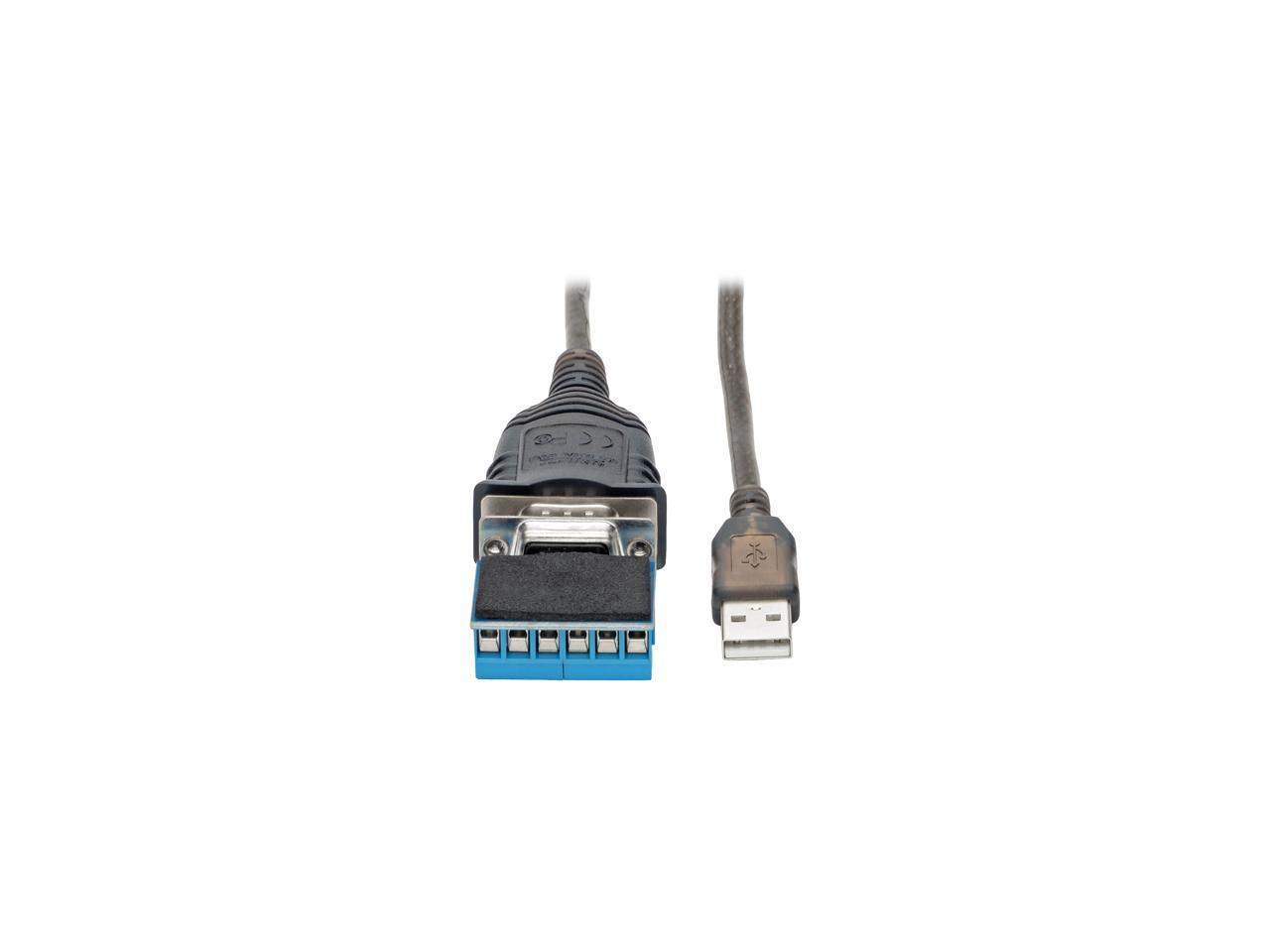 Tripp Lite U209-30N-IND USB to RS485/RS422 FTDI Serial Adapter Cable 30 in.