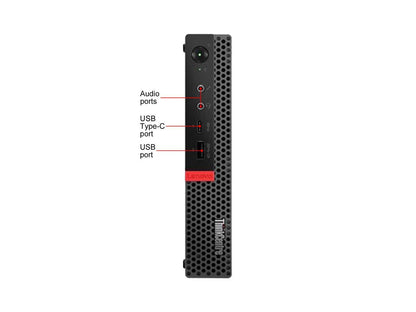 Lenovo ThinkCentre M920q Tiny Desktop Computer Intel Core i7-8700T 8 GB 256 GB SSD Win 10 Pro
