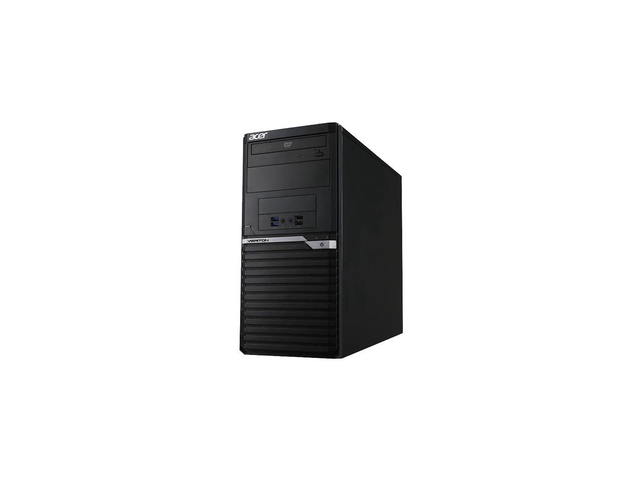 Acer Veriton M4660G VM4660G-I5840S1 Desktop Computer - Intel Core i5 (8th Gen) i5-8400 2.80 GHz - 8 GB DDR4 SDRAM - 256 GB SSD - Windows 10 Pro 64-bit - Black