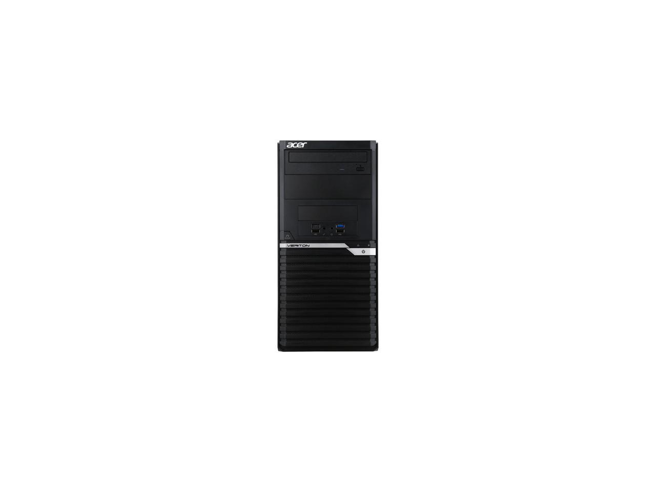 Acer Veriton M4660G VM4660G-I5840S1 Desktop Computer - Intel Core i5 (8th Gen) i5-8400 2.80 GHz - 8 GB DDR4 SDRAM - 256 GB SSD - Windows 10 Pro 64-bit - Black