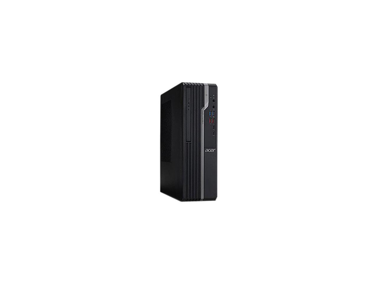 Acer Veriton X4660G VX4660G-I3810H2 Desktop Computer - Intel Core i3 (8th Gen) i3-8100 3.60 GHz - 8 GB DDR4 SDRAM - 1 TB HDD - Windows 10 Pro 64-bit - Black