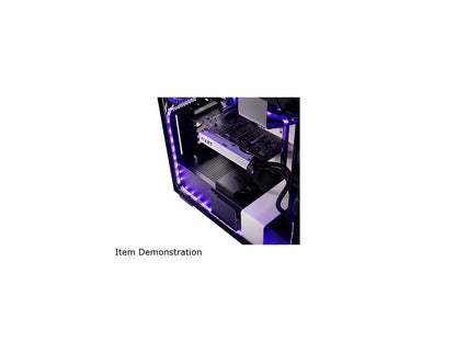 NZXT HUE 2 LED Strips Accessory - Two 200mm RGB LED Lighting Strips - Magnetic & Double-Sided Tape