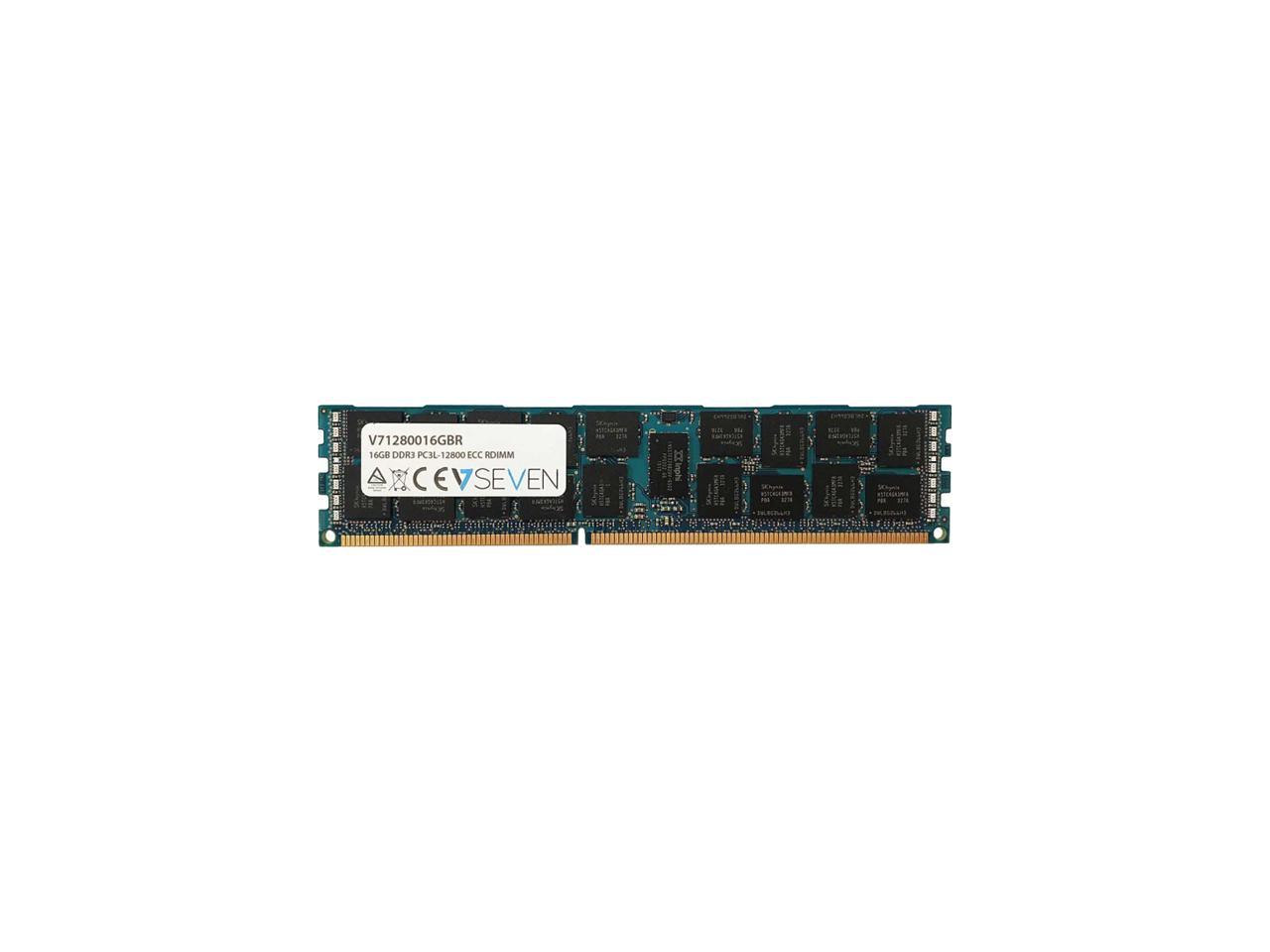 V7 MEMORY V71280016GBR 16GB DDR3 PC3L-12800 ECC REG