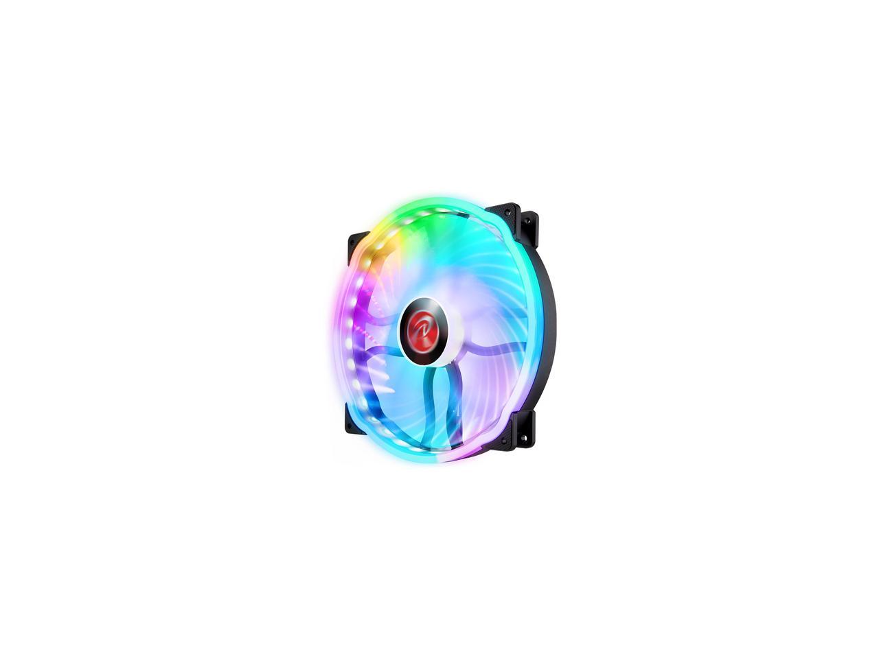 RAIJINTEK ANEMI 20 RBW, 200mm Addressable RGB Fan, The First 20030 Fan with Outer Ring LED + Inner Ring LED, with Full O-type LED Ring 42pcs LEDs in Total, 32pcs LEDs (outer) + 10pcs LEDs (inner)