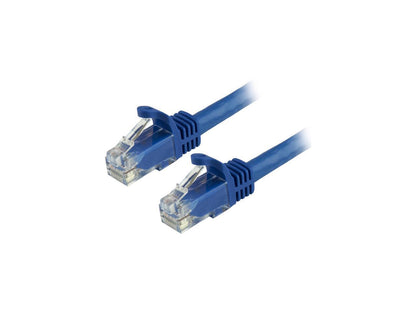 StarTech.com N6PATCH1BL 1ft Blue Cat6 Patch Cable with Snagless RJ45 Connectors - Short Ethernet Cable - 1 ft Cat 6 UTP Cable