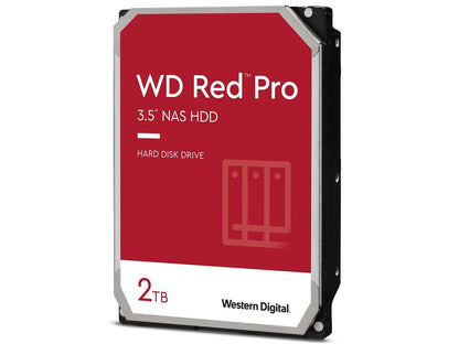 WD Red Pro NAS Hard Drive WD2002FFSX - Internal Hard Drive - 2 TB - 3.5" - SATA 6Gb/s - 7200 rpm - Buffer: 64 MB