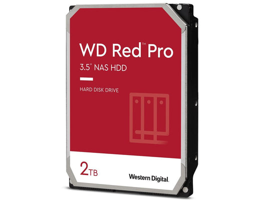 WD Red Pro NAS Hard Drive WD2002FFSX - Internal Hard Drive - 2 TB - 3.5" - SATA 6Gb/s - 7200 rpm - Buffer: 64 MB