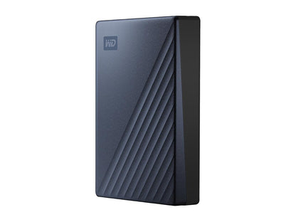 WD 5TB Blue My Passport Ultra Portable Storage External Hard Drive USB-C for PC/Windows (WDBFTM0050BBL-WESN)