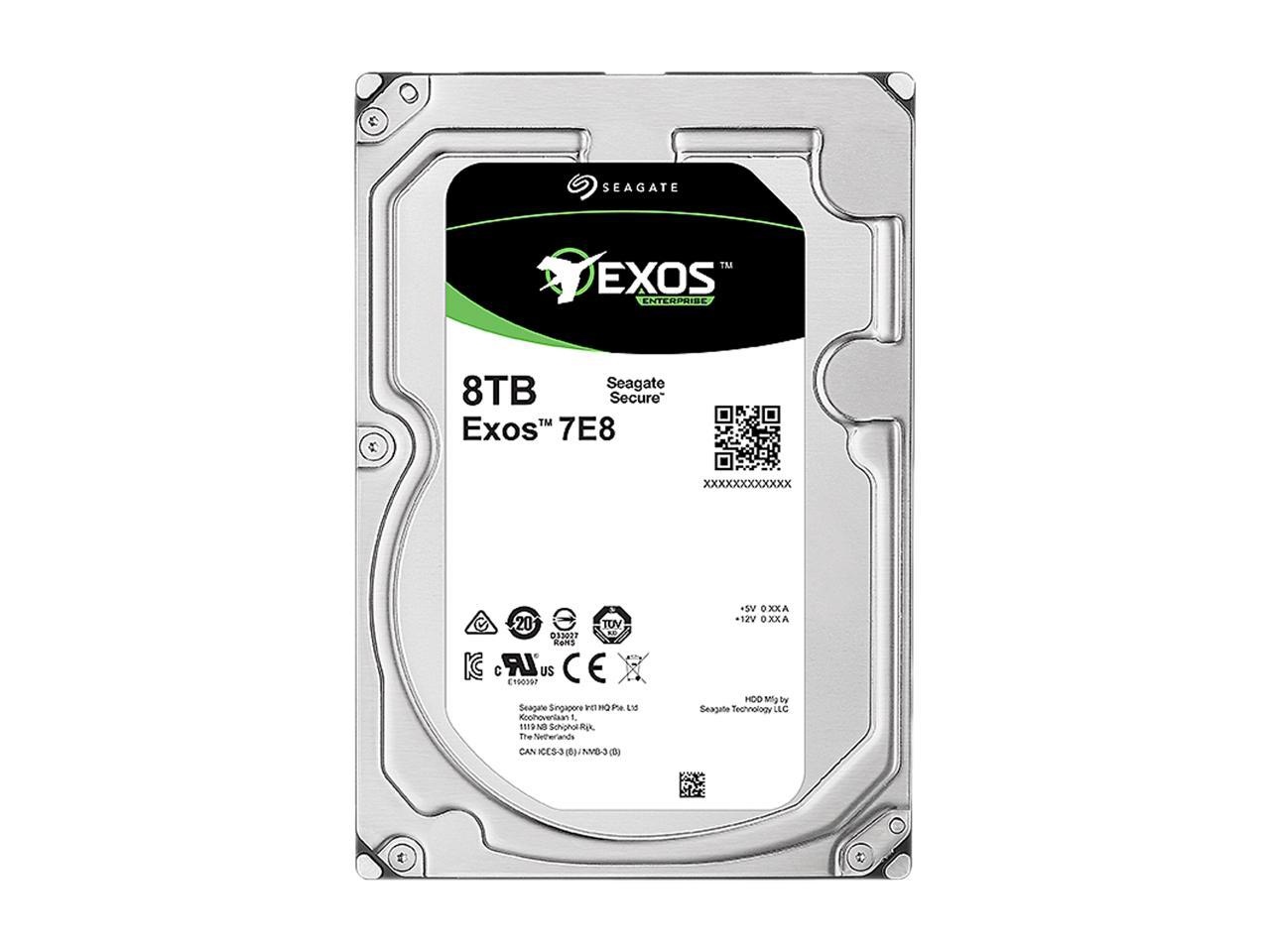Seagate Technology ST8000NM0055 Seagate Enterprise ST8000NM0055 8 TB 3.5" Internal Hard Drive - SATA - 7200 - 256 MB Buffer - OEM