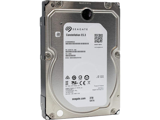 Seagate Constellation ES3 ST3000NM0033 3TB 3.5" SATA 7200rpm Internal Hard Drive