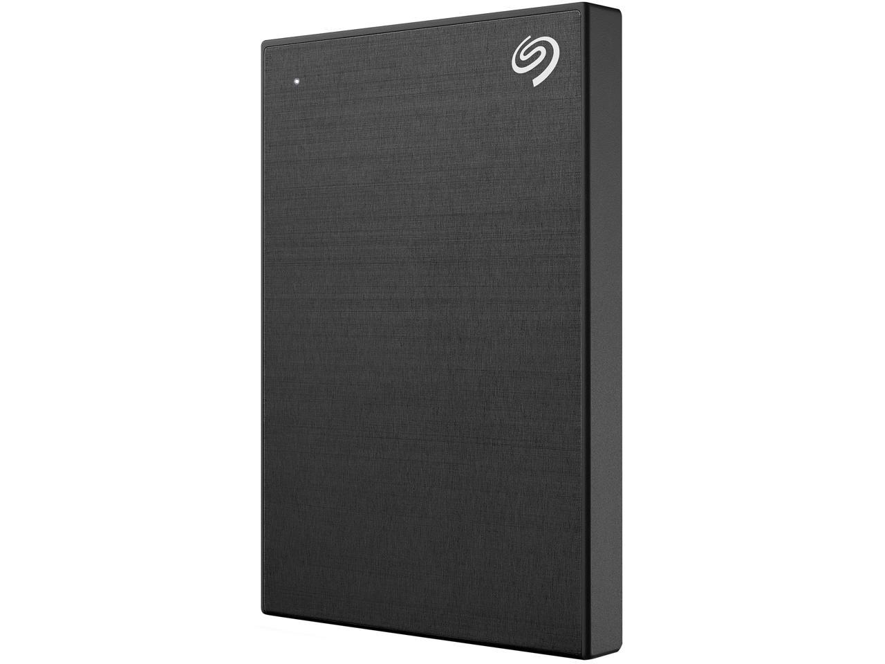 Seagate 2TB Backup Plus Slim Portable Hard Drive USB 3.0 for PC Laptop and MAC, Black (STHN2000400)
