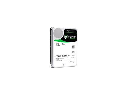 Seagate Exos 16TB Enterprise HDD X16 SATA 6Gb/s 512e/4Kn 7200 RPM 256MB Cache 3.5" Internal Hard Drive ST16000NM001G
