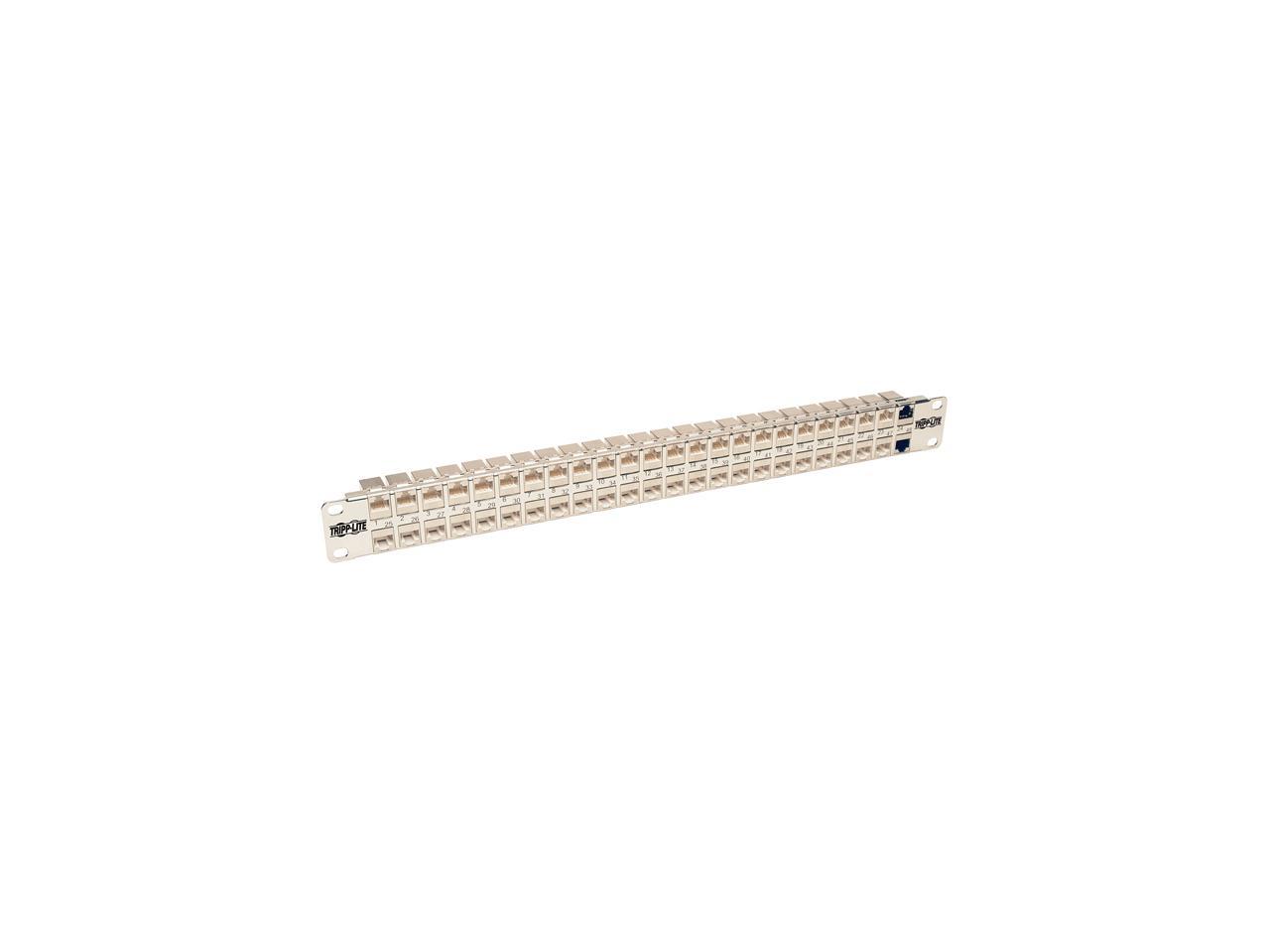 TRIPP LITE CONNECTIVITY N254-048-SH-6A 48PORT 1U CAT6A PATCH PANEL