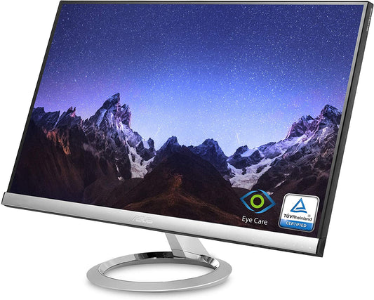 ASUS Designo 27" Full HD 1920x1080 2xHDMI VGA Built-in Speakers Frameless Low Blue Light Asus Eye Care Widescreen Backlit LED IPS Monitor MX279HS